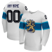Finland Hockey Nike White 2026 Away Replica Custom Jersey Finland Hockey Nike White 2026 Away Replica Custom Jersey