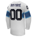 Finland Hockey Nike White 2026 Away Replica Custom Jersey