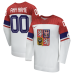 Czech Republic Hockey Nike White 2026 Away Replica Custom Jersey Czech Republic Hockey Nike White 2026 Away Replica Custom Jersey