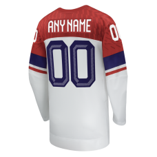Czech Republic Hockey Nike White 2026 Away Replica Custom Jersey
