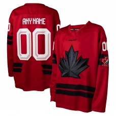 Подростковая Hockey Canada Red 2026 Replica Custom Jersey