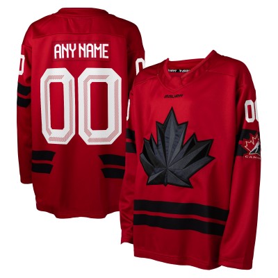 Подростковая Hockey Canada Red 2026 Replica Custom Jersey