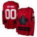 Подростковая Hockey Canada Red 2026 Replica Custom Jersey