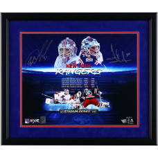 Фото с автографом Henrik Lundqvist & Igor Shesterkin New York Rangers Fanatics Authentic Framed 16 x 20 Outdoor Game Stylized - Limited Edition of 24 - Suede Matting Фото с автографом Henrik Lundqvist & Igor Shesterkin New York Rangers Fanatics Authentic Framed 16 x 20 Outdoor Game Stylized - Limited Edition of 24 - Suede Matting