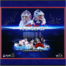 Фото с автографом Henrik Lundqvist & Igor Shesterkin New York Rangers Fanatics Authentic Framed 16 x 20 Outdoor Game Stylized - Limited Edition of 24 - Suede Matting Фото с автографом Henrik Lundqvist & Igor Shesterkin New York Rangers Fanatics Authentic Framed 16 x 20 Outdoor Game Stylized - Limited Edition of 24 - Suede Matting