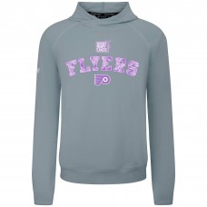 Толстовка Philadelphia Flyers Levelwear Gray Hockey Fights Cancer Mandate Tri-Blend Толстовка Philadelphia Flyers Levelwear Gray Hockey Fights Cancer Mandate Tri-Blend