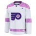 Джерси Philadelphia Flyers Fanatics White Hockey Fights Cancer Practice