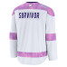 Джерси Washington Capitals Fanatics White Hockey Fights Cancer Survivor Practice