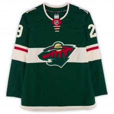 Marc-Andre Fleury Minnesota Wild Autographed Fanatics Authentic Green Fanatics Premium Jersey with Flower Inscription