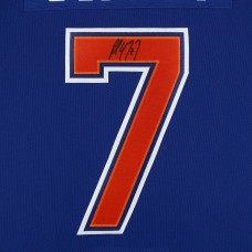 Paul Coffey Edmonton Oilers Autographed Fanatics Authentic Royal Fanatics Premium Jersey