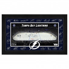 Tampa Bay Lightning Highland Mint 2025 Signature Rink Framed Art