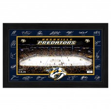 Nashville Predators Highland Mint 2025 Signature Rink Framed Art