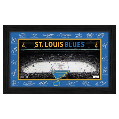 St. Louis Blues Highland Mint 2025 Signature Rink Framed Art