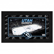 Utah Mammoth Highland Mint 2025 Signature Rink Framed Art