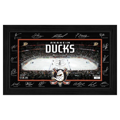 Anaheim Ducks Highland Mint 2025 Signature Rink Framed Art