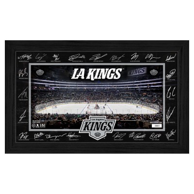 Los Angeles Kings Highland Mint 2025 Signature Rink Framed Art