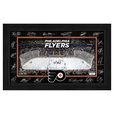 Philadelphia Flyers Highland Mint 2025 Signature Rink Framed Art
