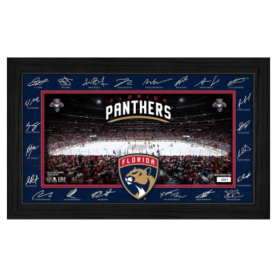 Florida Panthers Highland Mint 2025 Signature Rink Framed Art