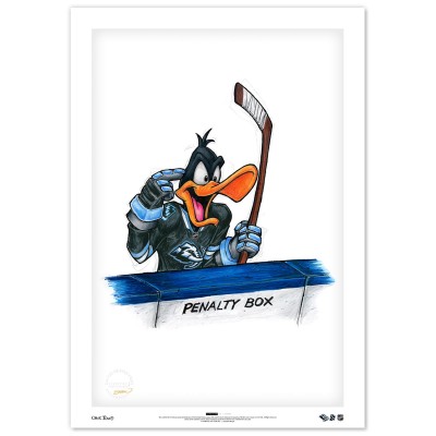 Utah Mammoth Daffy Duck 14 x 20 Looney Tunes Limited Edition Fine Art Print