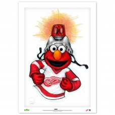 Detroit Red Wings Elmo 14 x 20 Sesame Street Limited Edition Fine Art Print Detroit Red Wings Elmo 14 x 20 Sesame Street Limited Edition Fine Art Print