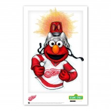 Detroit Red Wings Elmo 11 x 17 Sesame Street Poster Print