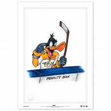 Nashville Predators Daffy Duck 11 x 17 Looney Tunes Limited Edition Poster Print