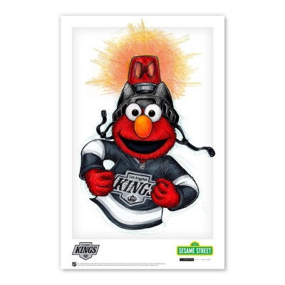 Los Angeles Kings Elmo 11 x 17 Sesame Street Poster Print