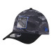 Бейсболка New York Rangers New Era Black Zero Dark 39THIRTY A-Frame M-Crown