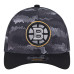 Бейсболка Boston Bruins New Era Black Zero Dark 39THIRTY A-Frame M-Crown