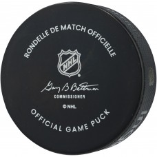 Chris Chelios Chicago Blackhawks Autographed Fanatics Authentic 100th Anniversary Official Game Puck with HOF 13 Inscription