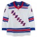Braden Schneider New York Rangers Fanatics Authentic Game-Used #4 White Set 1 Jersey from the 2025-26 NHL Season