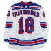 Urho Vaakanainen New York Rangers Fanatics Authentic Game-Used #18 White Set 1 Jersey from the 2025-26 NHL Season