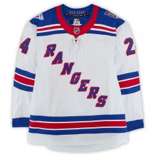 Carson Soucy New York Rangers Fanatics Authentic Game-Used #24 White Set 1 Jersey from the 2025-26 NHL Season