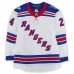 Carson Soucy New York Rangers Fanatics Authentic Game-Used #24 White Set 1 Jersey from the 2025-26 NHL Season
