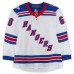 Scott Morrow New York Rangers Fanatics Authentic Game-Used #60 White Set 1 Jersey from the 2025-26 NHL Season