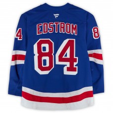 Adam Edstrom New York Rangers Fanatics Authentic Game-Used #84 Blue Set 1 Jersey from the 2025-26 NHL Season