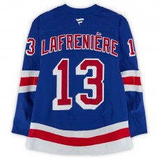 Alexis Lafreniere New York Rangers Fanatics Authentic Game-Used #13 Blue Set 1 Jersey from the 2025-26 NHL Season