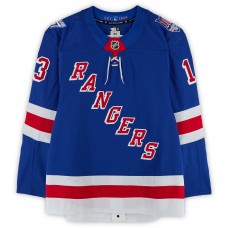 Alexis Lafreniere New York Rangers Fanatics Authentic Game-Used #13 Blue Set 1 Jersey from the 2025-26 NHL Season