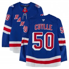 Will Cuylle New York Rangers Fanatics Authentic Game-Used #50 Blue Set 1 Jersey from the 2025-26 NHL Season
