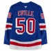 Will Cuylle New York Rangers Fanatics Authentic Game-Used #50 Blue Set 1 Jersey from the 2025-26 NHL Season