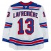 Alexis Lafreniere New York Rangers Fanatics Authentic Game-Used #13 White Set 1 Jersey from the 2025-26 NHL Season