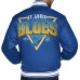 St. Louis Blues Starter Blue Triangle Satin Varsity Full-Snap Jacket