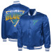 St. Louis Blues Starter Blue Triangle Satin Varsity Full-Snap Jacket