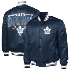 Рубашка Toronto Maple Leafs Starter Triangle Satin Varsity Jacket - Blue