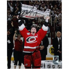 Rod BrindAmour Carolina Hurricanes Autographed Fanatics Authentic 8 x 10 2006 Stanley Cup Champions Raising Cup Photograph
