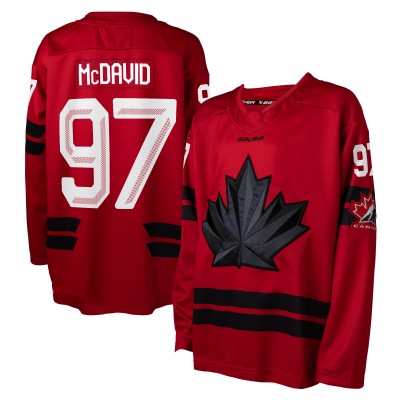 Подростковая Hockey Canada Connor McDavid Red 2026 Replica Jersey