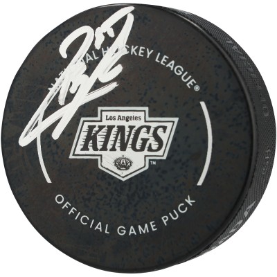 Quinton Byfield Los Angeles Kings Autographed Fanatics Authentic Official Game Puck