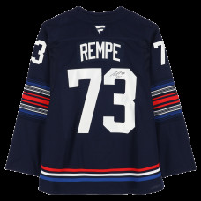 Джерси с автографом Matt Rempe New York Rangers Fanatics Authentic Navy Alternate Fanatics Premium Джерси с автографом Matt Rempe New York Rangers Fanatics Authentic Navy Alternate Fanatics Premium