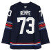 Джерси с автографом Matt Rempe New York Rangers Fanatics Authentic Navy Alternate Fanatics Premium