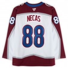 Martin Necas Colorado Avalanche Autographed Fanatics Authentic White Fanatics Premium Jersey